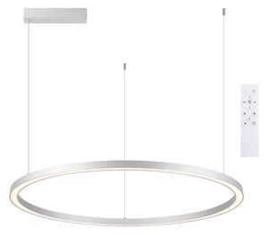 Brilagi - Lampadario LED dimmerabile su cavi PORTOFINO LED/98W/230V argento + telecomando