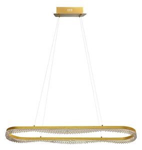 Lampadario LED su cavo LED/45W/230V oro