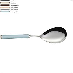 Pala riso linea gres, acciaio 18/10 aisi 304 manici in acrilico, lunghezza 275 mm