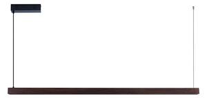Immax NEO 07302L-LED Lampadario dimmerabile a sospensione con cavo MADEIRA 44W/230V Wi-Fi Tuya, 202 cm, finitura noce