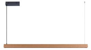 Immax NEO 07303L - Lampada a sospensione LED dimmerabile su cavo MADEIRA 26W/230V Wi-Fi Tuya 122 cm rovere