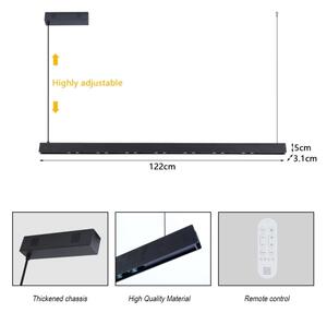 Immax NEO 07300L-LED Lampada a sospensione dimmerabile su cavo MADEIRA 26 W/230 V Wi-Fi Tuya 122 cm noce