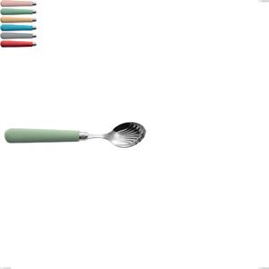 Cucchiaino formaggio macarons, Acciaio inox 18.10 lunghezza 148 mm manici in acrilico inox lucido