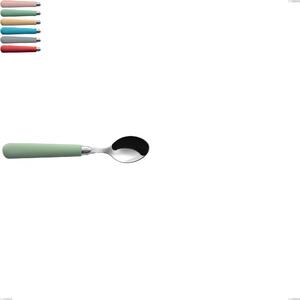 Cucchiaino moka macarons, Acciaio inox 18.10 lunghezza 140 mm manici in acrilico inox lucido