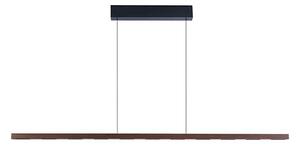 Immax NEO 07309L-LED Lampada a sospensione dimmerabile su cavi con sensore MADEIRA 37W/230V 157 cm finitura noce