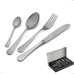 Confezione Panoramica 30 pezzi milano retro, Acciaio inox (Aisi 304) vintage