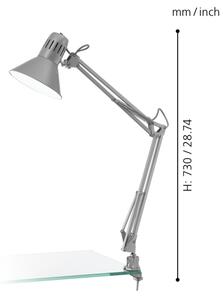 EGLO 90874 - Lampada da tavolo FIRMO 1xE27/40W