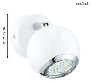 EGLO 31001 - Faretto LED BIMEDA 1xGU10/3W LED