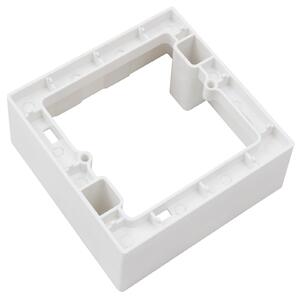 Cornice per montaggio esterno McPower | Flair | 80x80x35mm, con foro di montaggio in bianco