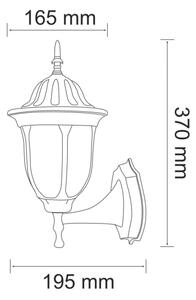 Applique da esterno FLORENCJA 1xE27/20W/230V IP43
