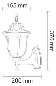 Applique da esterno FLORENCJA 1xE27/20W/230V IP43