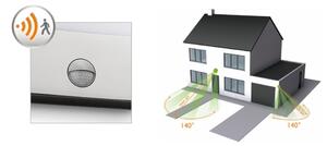 Philips 17274/47/16 - Illuminazione da esterno a LED con sensore RACCOON LED/3W IP44