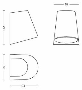 Philips 17287/47/16 - Lampada da esterno a LED MYGARDEN VIRGA LED/3W/230V IP44