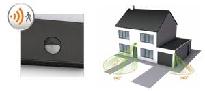 Philips 17274/93/16-LED Lampada da esterno a LED con sensore RACCOON LED/3W/230V IP44