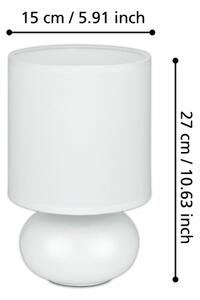 Eglo 93046 - Lampada da tavolo TRONDIO 1xE14/40W/230V