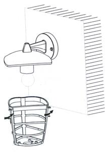 Eglo 93098 - Applique a LED da esterno ALORIA 1xE27/8,5W/230V