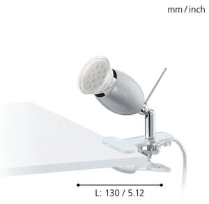 Eglo 93119 - Lampada LED con morsetto BANNY 1 1xGU10/3W/230V