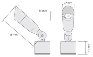 Illuminazione esterna a LED OKO LED/1W/350mA IP54