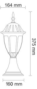 Lampada da esterno FLORENCJA 1xE27/20W/230V IP43
