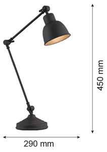 Argon 3197 - Lampada da tavolo EUFRAT 1xE27/15W/230V