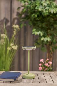 Lampada da tavolo a LED solare per cocktail, dimmerabile, USB-C, IP44, per interni ed esterni, verde