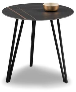 M2 Kollektion Liv 2 – Tavolino rotondo, diametro 50 cm, altezza 50 cm | Piano in pietra sinterizzata