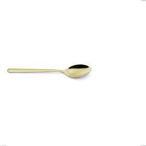 Cucchiaino caff� Venice Tin Gold, Acciaio Inox 18-10 trattamento pvd oro, spessore 4 mm, lunghezza 152 mm