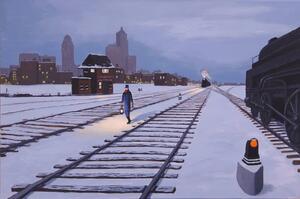 Illustrazione Toronto Rail Lands, Dave Rheaume Artist