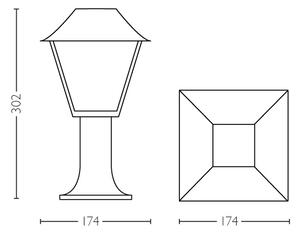 Philips 16496/30/PN - Lampada da esterno MYGARDEN ALPENGLOW E27/60W/230V