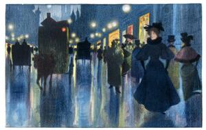 Illustrazione People walking in Munich under first, Grafissimo