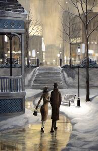 Illustrazione Shortcut Through the Park, Dave Rheaume Artist