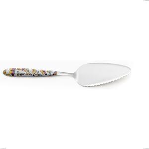 Pala torta vero butterfly, acciaio 18.0 nickel free, manicatura pbt sublimato acciaio lucido, lunghezza 257.00 mm