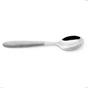 Cucchiaino caff� vero betulla, acciaio 18.0, manicatura pbt sublimato acciaio lucido, lunghezza 140 mm