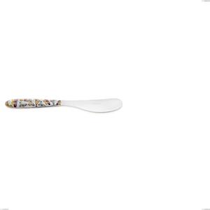 Spalmaburro piccolo vero butterfly, acciaio 18.0 nickel free, manicatura pbt sublimato acciaio lucido, lunghezza 152.00 mm