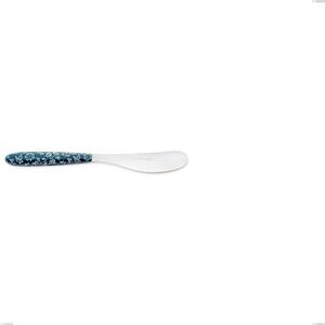 Spalmaburro piccolo vero flowers, acciaio 18.0 nickel free, manicatura pbt sublimato acciaio lucido, lunghezza 152 mm