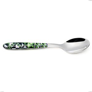 Cucchiaino caff� vero icon, acciaio 18.0 nickel free, manicatura pbt sublimato acciaio lucido, lunghezza 140 mm