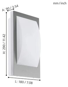 Eglo 97239 - Lampada da esterno dimmerabile a LED VERRES-C 1xE27/9W/230V BT IP44