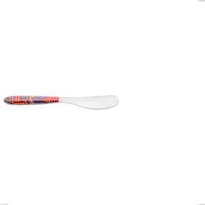 Spalmaburro piccolo vero linear, acciaio 18.0 nickel free, manicatura pbt sublimato acciaio lucido, lunghezza 152 mm