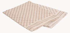 Set di 2 strofinacci jacquard con aggiunta di lino Schachbrett