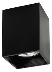 Faretto JUPITER 1xE27/20W/230V 11,7x11,7 cm nero
