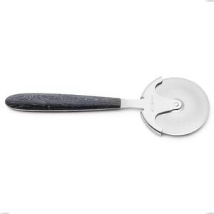 Rotella tagliapizza vero wenge, acciaio 18.0 nickel free, manicatura pbt sublimato acciaio lucido, lunghezza 200 mm