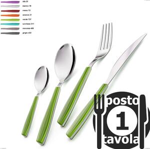 Confezione 1 posto tavola Wave , 18/C (AISI430), spessore 2 mm- posate