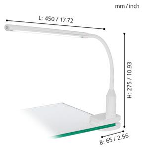 Eglo 96434 - Lampada con morsetto LED LAROA LED/4,5W/230V bianca
