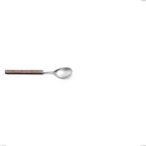 Cucchiaino moka Zeus Fire, acciaio forgiato 18/10 (AISI 304), Lunghezza 110 mm manicatura martellata brunita
