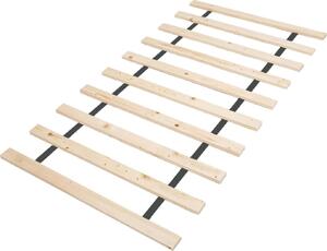 Rete avvolgibile Lermowood 120 x 200 cm (10 doghe) - Estremamente stabile, in legno massiccio - Rete a doghe Doghe in legno Rete a doghe