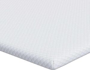 Topper in schiuma memory for Adulto Morbido 120 x 200 cm Bianco