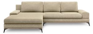 Divano letto angolare beige, angolo sinistro Planet - Windsor & Co Sofas