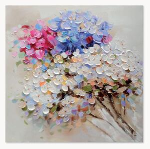 Quadro su tela dipinto a mano Rosa Del Giappone