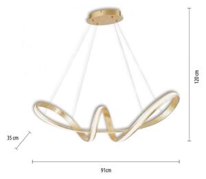 Paul Neuhaus 8292-12 - Lampadario a sospensione con filo LED dimmerabile MELINDA LED/38W/230V