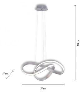 Paul Neuhaus 8291-55 - Lampadario a sospensione con filo LED dimmerabile MELINDA LED/30W/230V